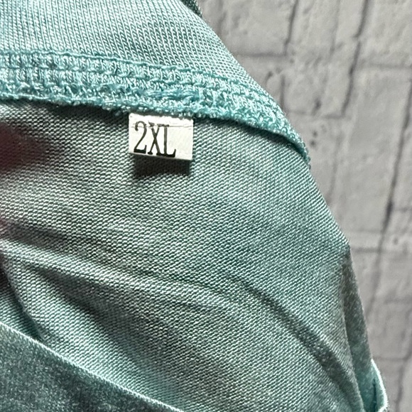 Halloween Graphic Tee in Blue Tie-Dye - Picture 2 of 2